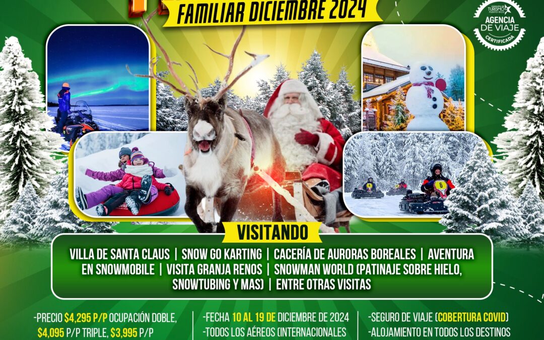 Finlandia VUELVE Familiar VILLA DE SANTA Dic 2024