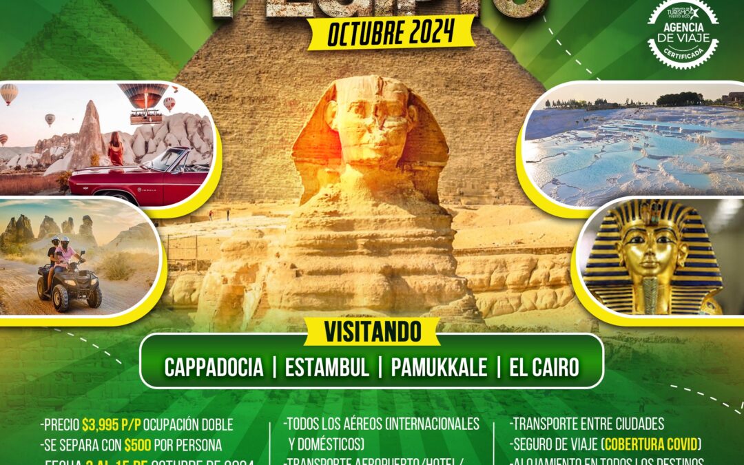 Turquia y Egipto OCTUBRE 2024