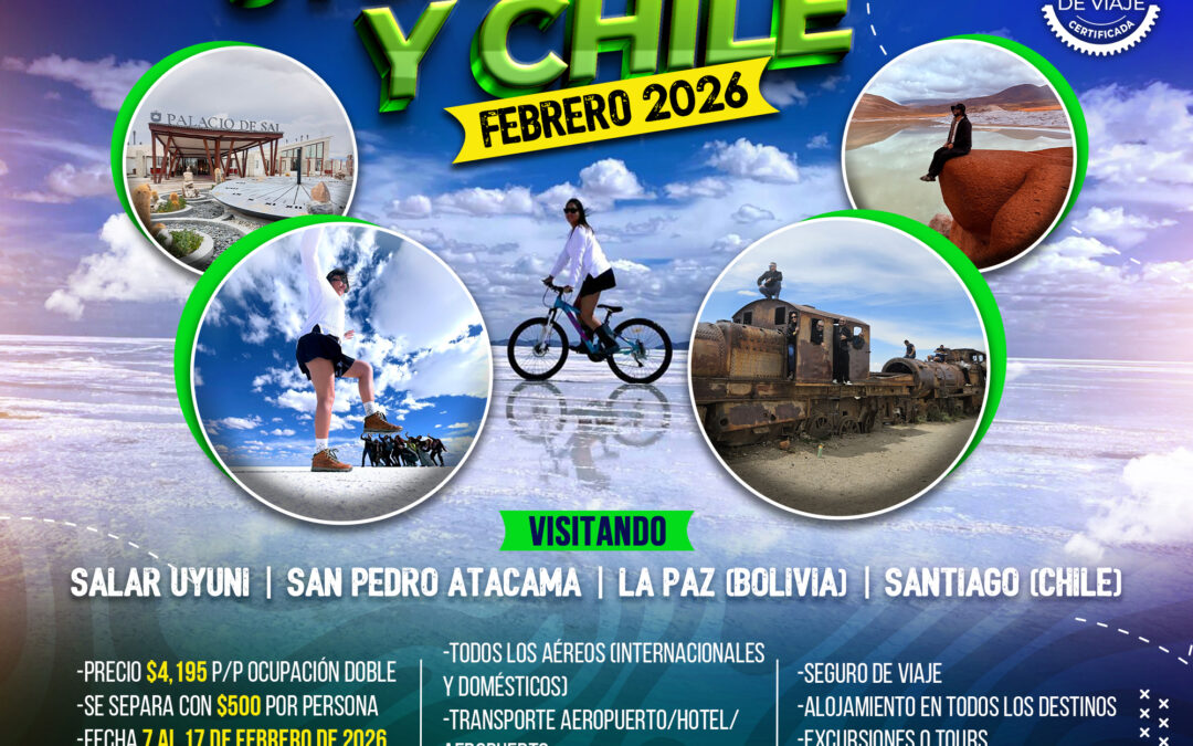VOLVEMOS UYUNI (BOLIVIA) Y CHILE FEBRERO 2026