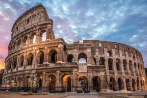 El-Coliseo-al-atardecer-Roma-Italia